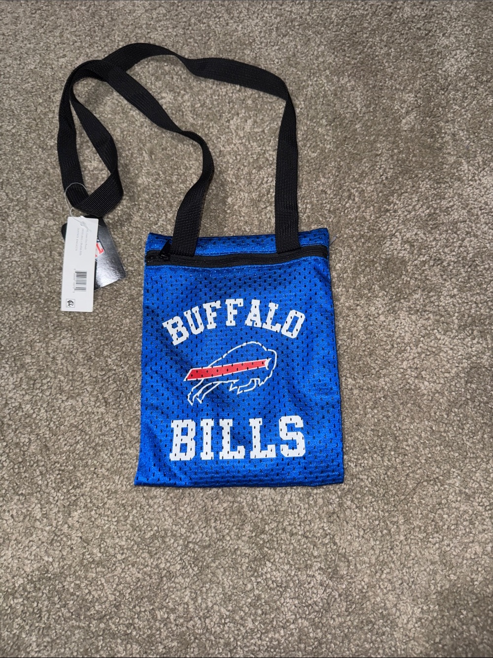 Buffalo David Bitton Blue & Black Buffalo Bills Crossbody Bag